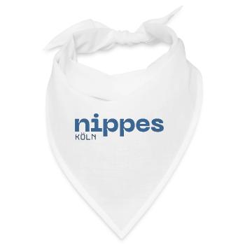 Nippes Köln Stadtteil  - Bandana - Weiß - Vorne