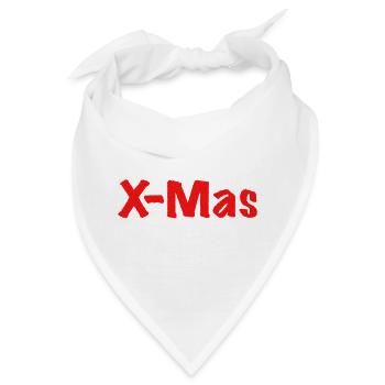 X-Mas - Bandana - Weiß - Vorne