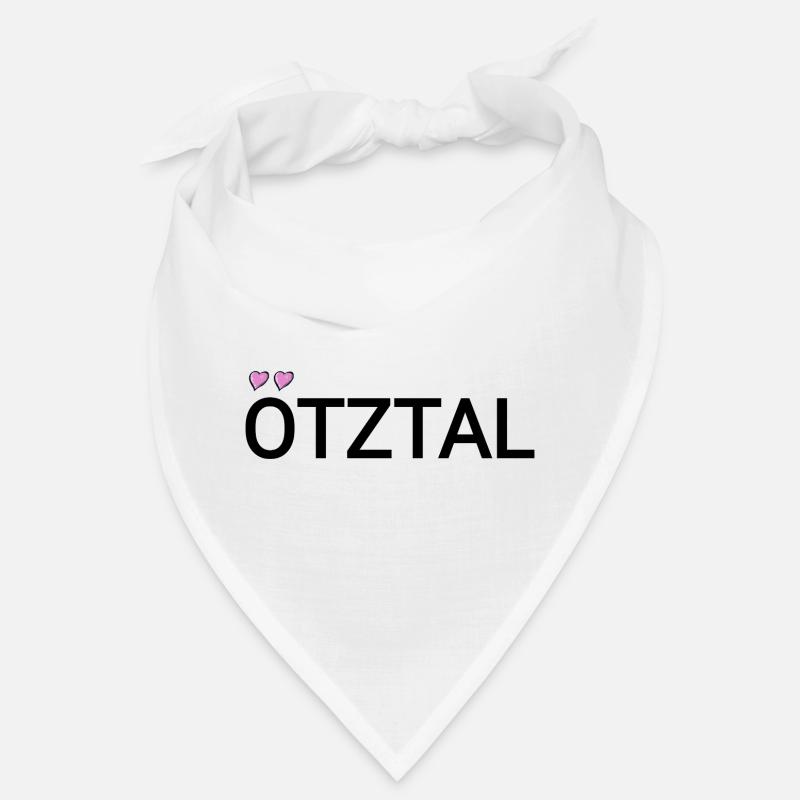 Texte doux d’Ötztal - Bandana - blanc
