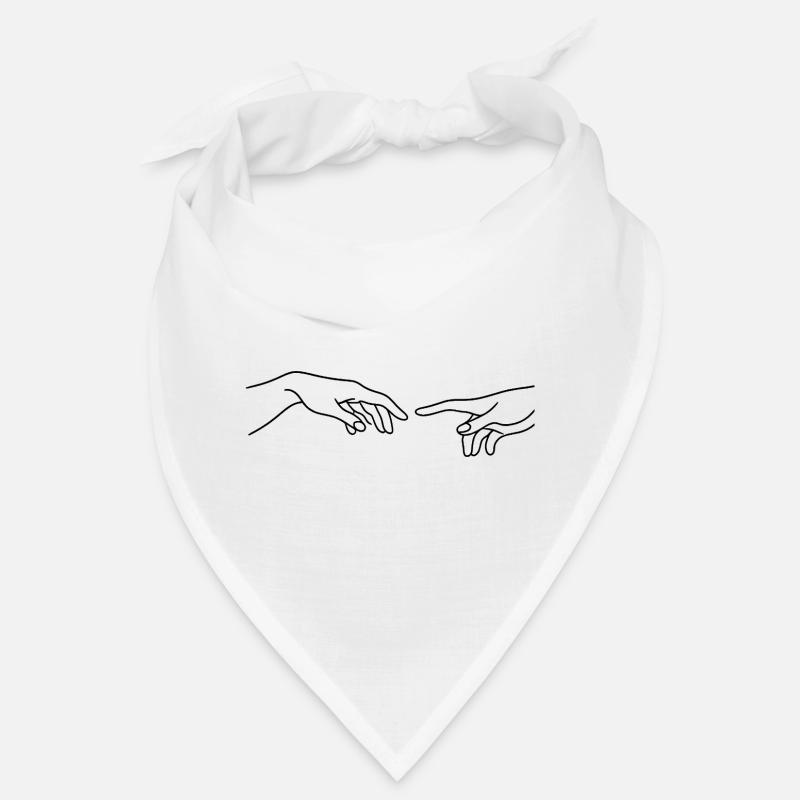 Lignes de contact des mains Bandana