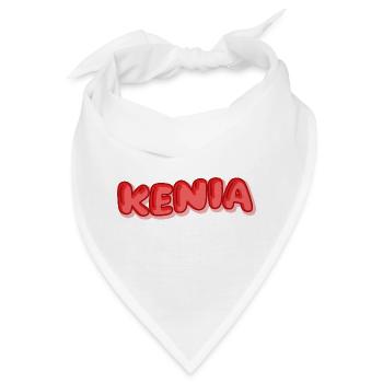Kenia - Bandana - Weiß - Vorne