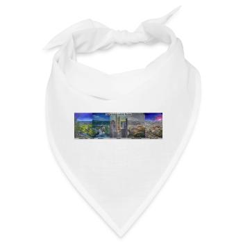 Pentaptychon multiple Morgen, Leoben in Utopien - Bandana - Weiß - Vorne