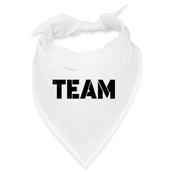 team - Bandana - Weiß - Vorne