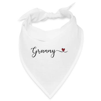 Oma - Bandana - Weiß - Vorne
