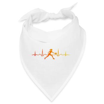 Pickleball Coach Geschenk für Pickleballsport Fans - Bandana - Weiß - Vorne