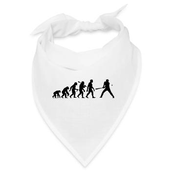 Baseball Evolution Schlagmann Baseballspieler - Bandana - Weiß - Vorne