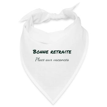 RUHESTAND. RUHESTAND. PENSIONIERT. RUHESTAND - Bandana - Weiß - Vorne
