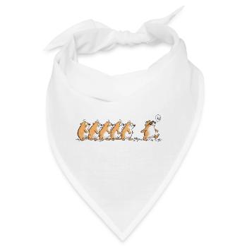 Lemminge Anders Sein Individualität Statement Humo - Bandana - Weiß - Vorne