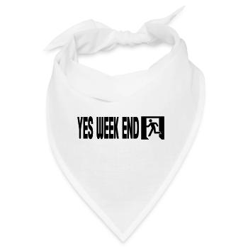 yes Weekend - Bandana - Weiß - Vorne