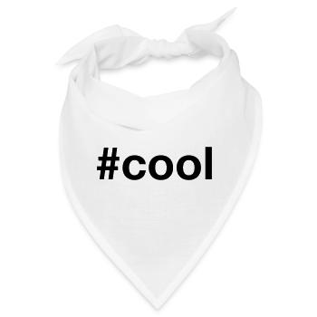 COOL Hashtag - Bandana - Weiß - Vorne