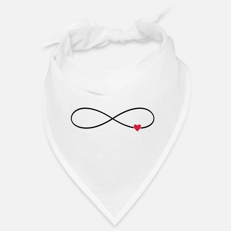 Unendlichkeitszeichen Herz unendliche Liebe Bandana