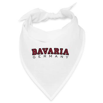 Bayern Bavaria Germany - Bandana - Weiß - Vorne