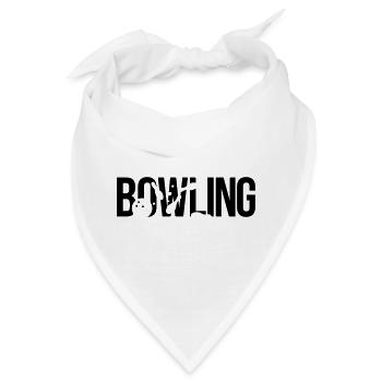 bowling bowlen - Bandana - Weiß - Vorne