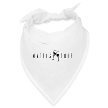 Mädels Tour Sekt - Bandana - Weiß - Vorne