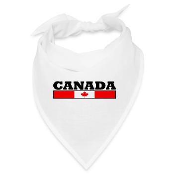 Canada Flagge - Bandana - Weiß - Vorne