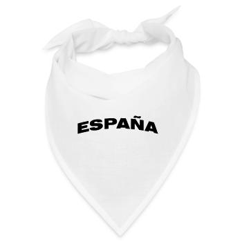 Spanien - Bandana - Weiß - Vorne