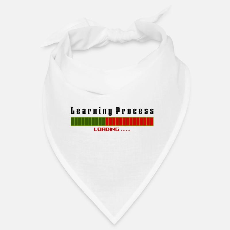 Learning Process Loading white shirt Bandana