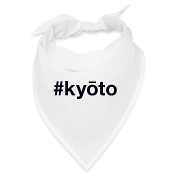 KYOTO Hashtag Japan - Bandana - Weiß - Vorne