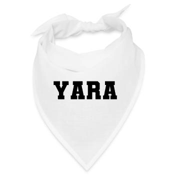 Name - Yara - Bandana - Weiß - Vorne
