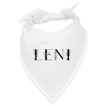 Name - Leni - Bandana - Weiß - Vorne