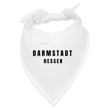 Darmstadt⁠ Hessen - Bandana - Weiß - Vorne