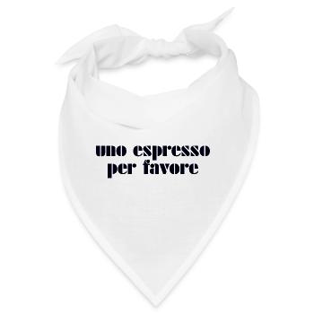 Espresso Italia Italien - Bandana - Weiß - Vorne