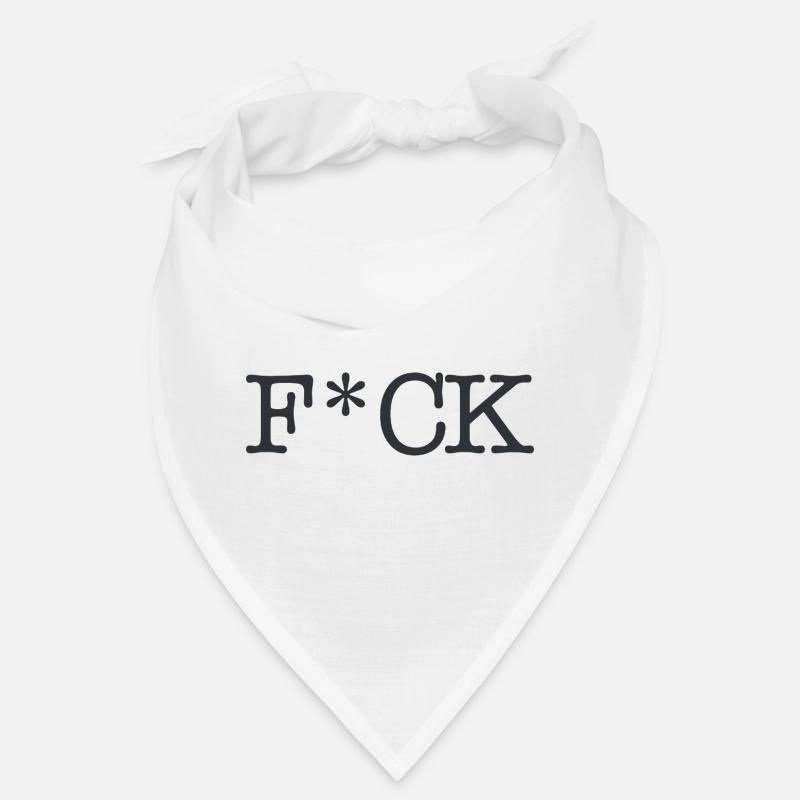 F_CK_Black - Bandana - Weiß