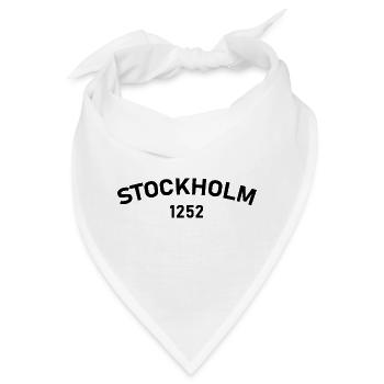 Stockholm 1252, Schweden - Bandana - Weiß - Vorne