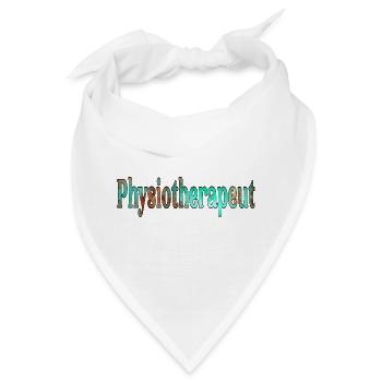 Physiotherapie Physiotherapeut - Bandana - Weiß - Vorne