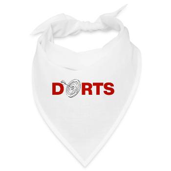 DARTS, Bullseye Logo, Onehundreteighty, Darts WM - Bandana - Weiß - Vorne