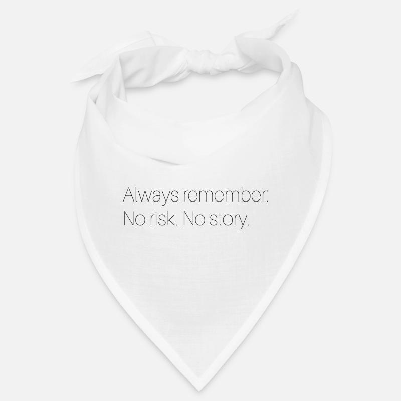 Motivierender Spruch  - Bandana - Weiß