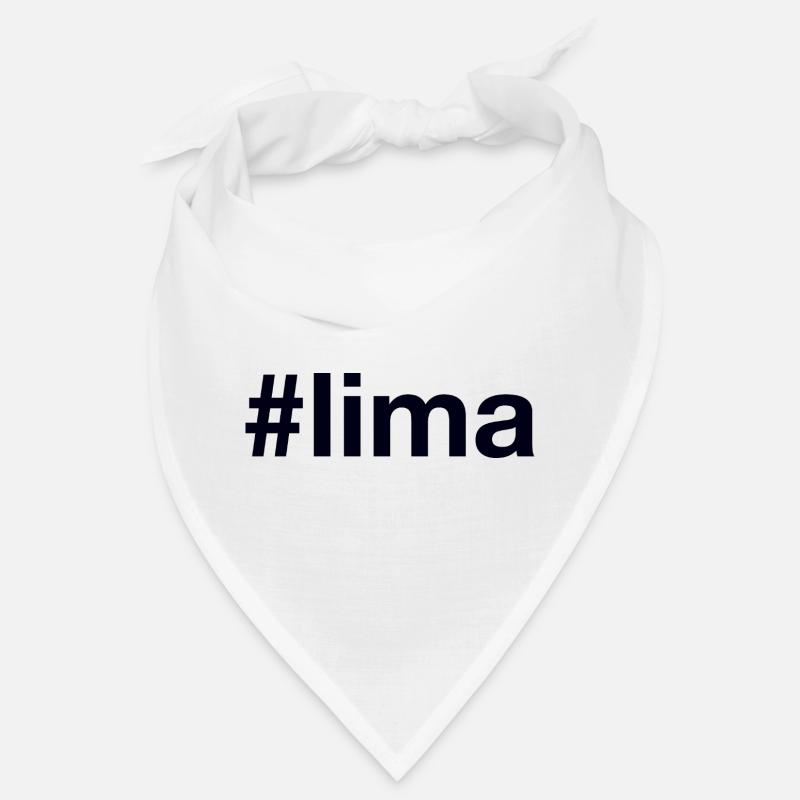 Hashtag Lima Pérou Bandana