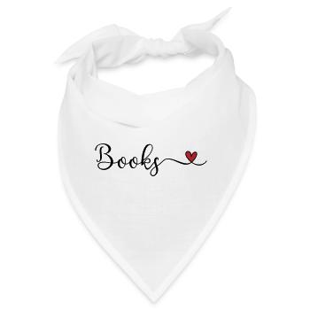 Bücher - Bandana - Weiß - Vorne