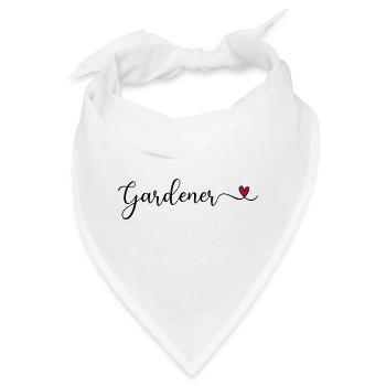 Gärtner - Bandana - Weiß - Vorne