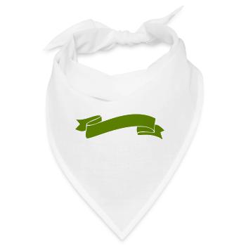 banderole_symbol- - Bandana - Weiß - Vorne