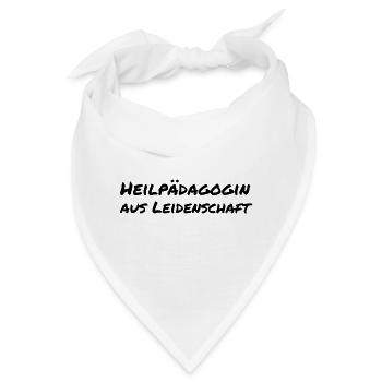 Heilpädagogin aus Leidenschaft Geschenk - Bandana - Weiß - Vorne