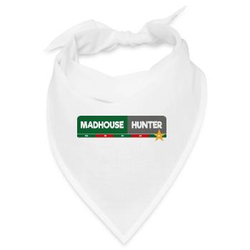 MadhouseHunter - Bandana - Weiß - Vorne