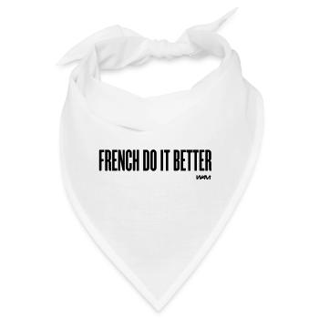 french do it better - Bandana - Weiß - Vorne
