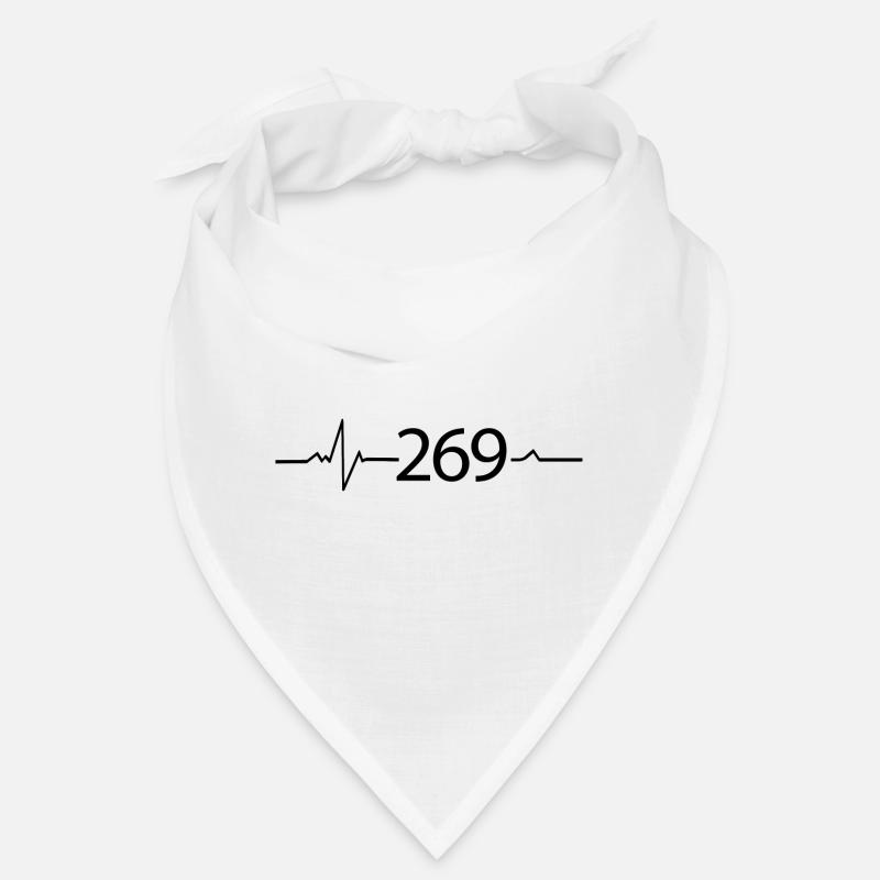 269 - RESPECT LIFE - Bandana - Weiß