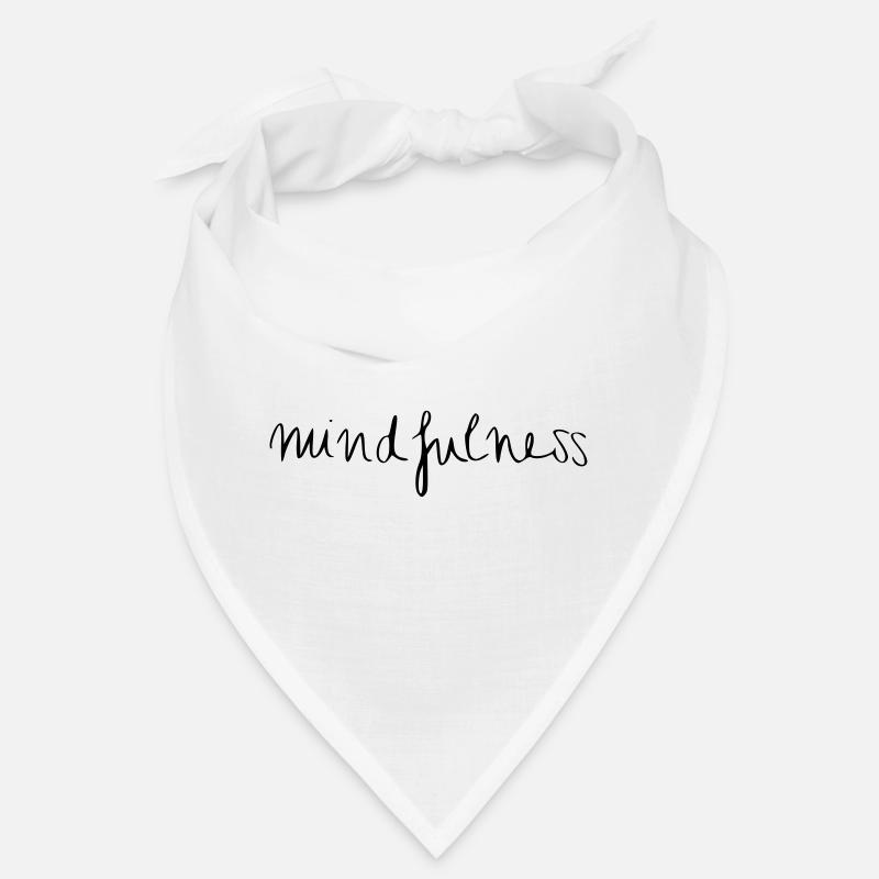 Mindfulness - Bandana - Weiß