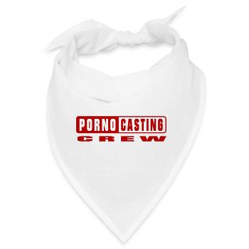 Porno Casting Crew - Bandana - Weiß - Vorne