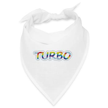 Turbo. Stilvolles Design - Bandana - Weiß - Vorne