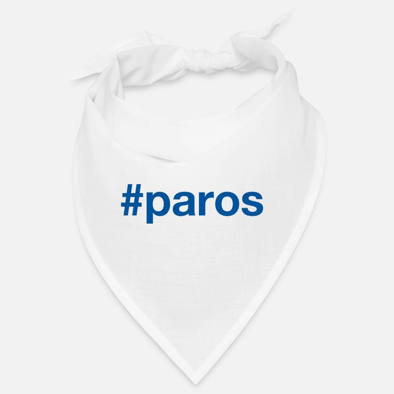 PAROS Greece Griechenland Hashtag Bandana
