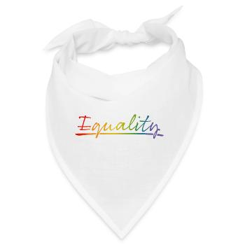 Pride Equality - Bandana - Weiß - Vorne