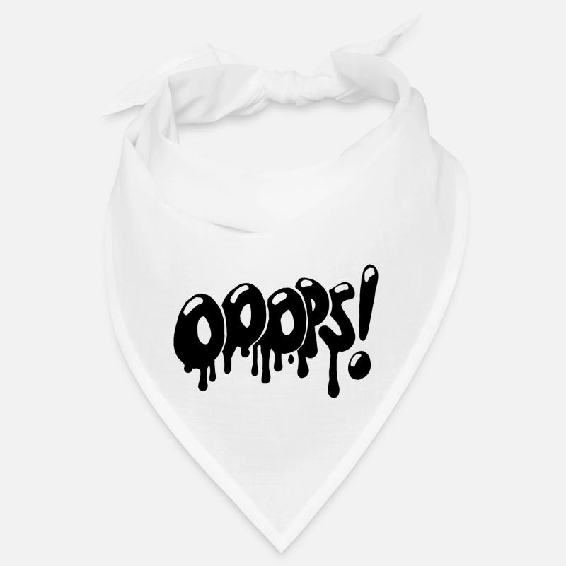 OOOPS! Graffiti Style - Bandana - Weiß