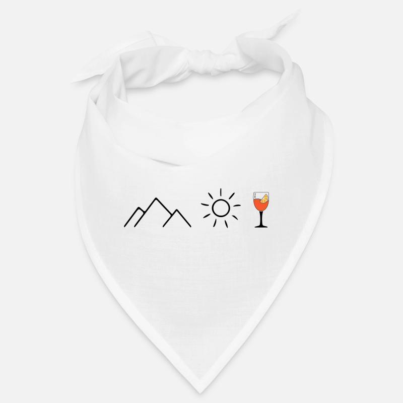 Berge Sonne Spritz Bergsteiger Wanderer Bandana