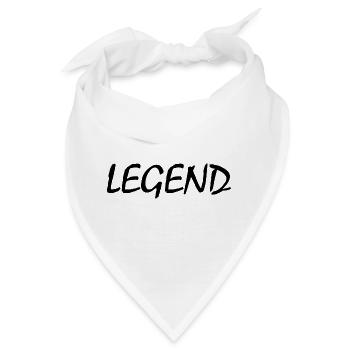 Legend - Bandana - Weiß - Vorne