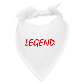 Legend - Bandana - Weiß - Vorne