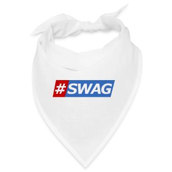 SWAG Block Colors Hashtag - Bandana - Weiß - Vorne