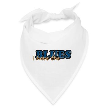 I HAVE THE BLUES - Bandana - Weiß - Vorne